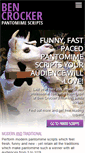 Mobile Screenshot of bencrockerpantomimes.com
